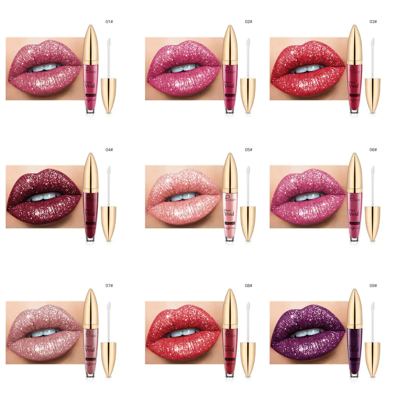 Pearlescent Matte Lip Gloss Non-Stick Long Lasting Makeup