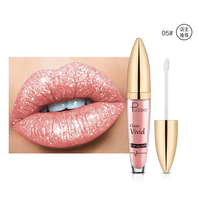 Pearlescent Matte Lip Gloss Non-Stick Long Lasting Makeup