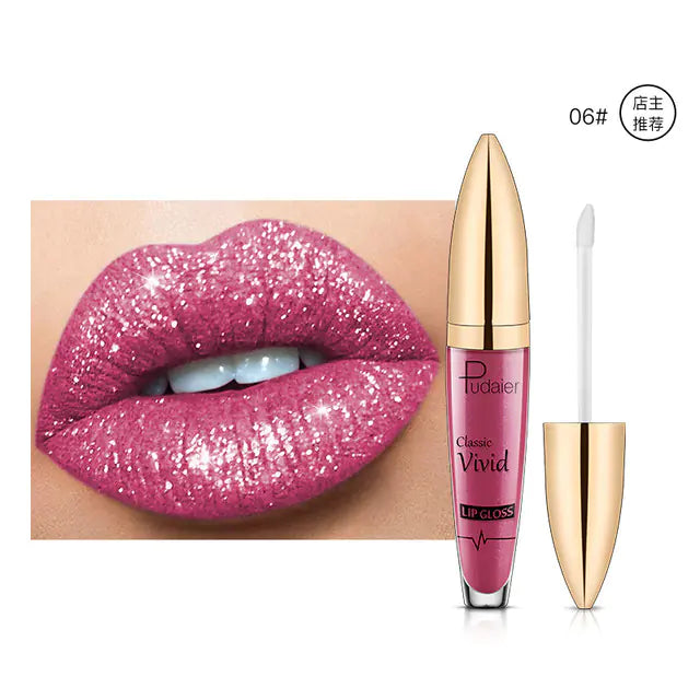 Pearlescent Matte Lip Gloss Non-Stick Long Lasting Makeup
