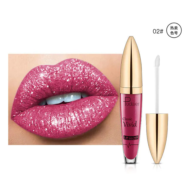 Pearlescent Matte Lip Gloss Non-Stick Long Lasting Makeup